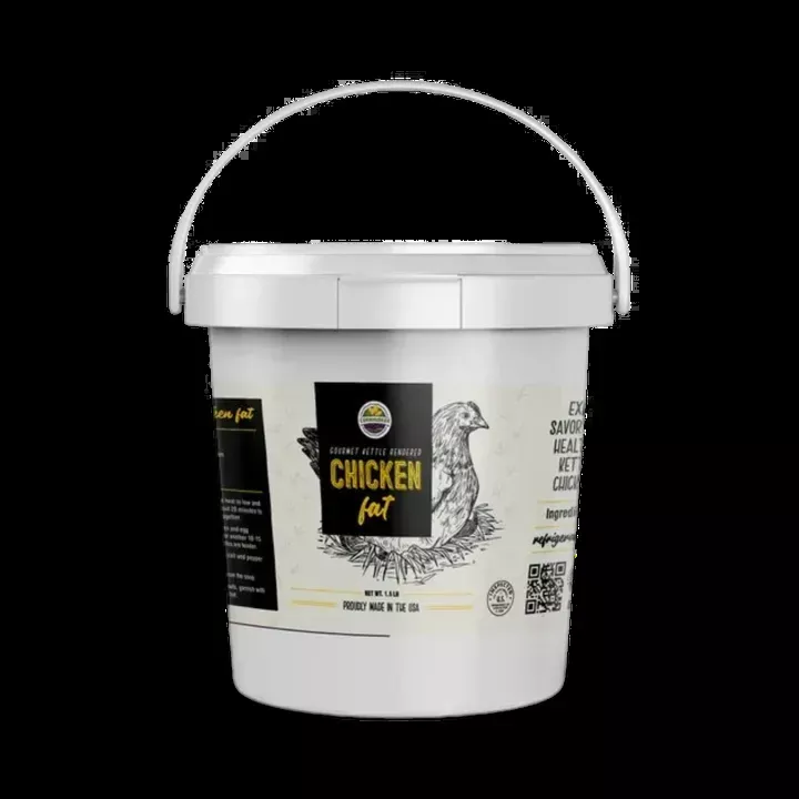 1.5 lb Tub Gourmet Kettle Rendered Chicken Fat