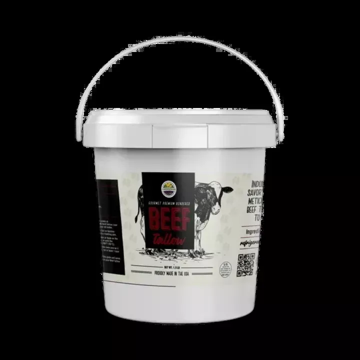 1.5 lb Tub Kettle Rendered Beef Tallow (Beef Fat)