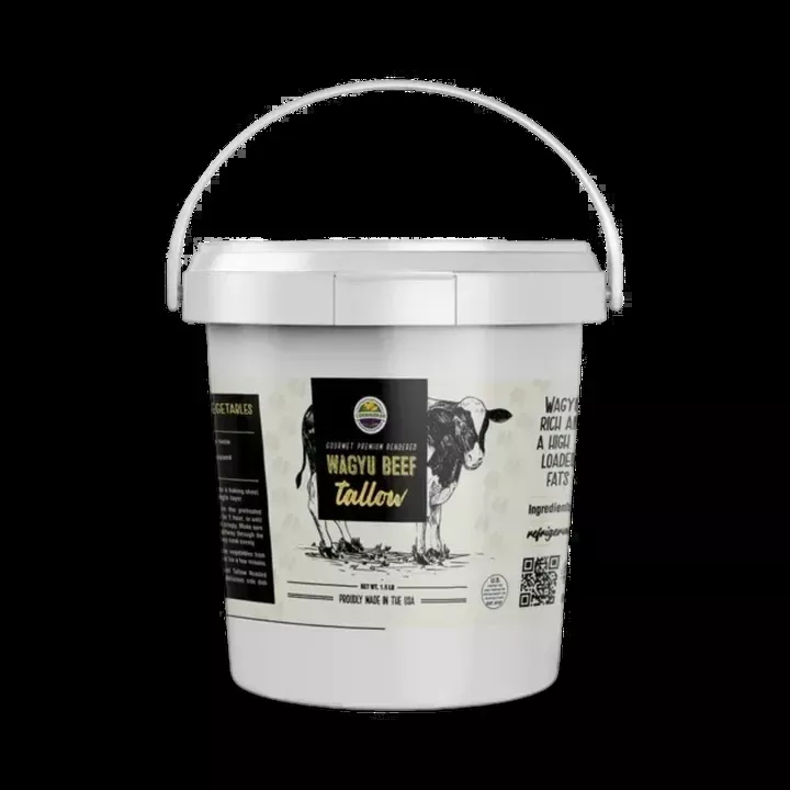 1.5 lb Tub Kettle Rendered Wagyu Beef Tallow