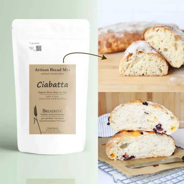 1.8lb Bread Mix – Ciabatta (makes 4)