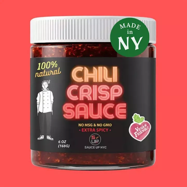 100% All-Natural Chili Crisp Sauce - Extra Spicy