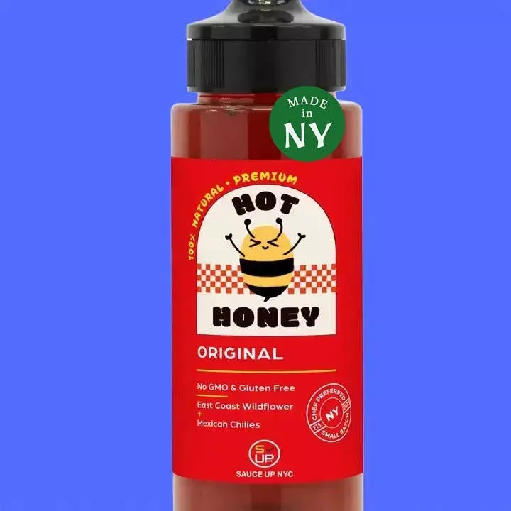 100% All-Natural Hot Honey - Original Honey Bee Delight Food