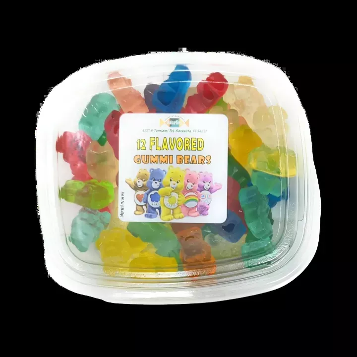 12 Flavors Fruity Gummy Bears