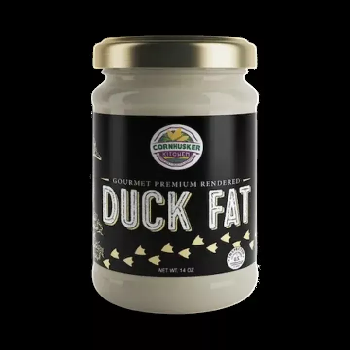 14 oz Jars - Premium Rendered Duck Fat