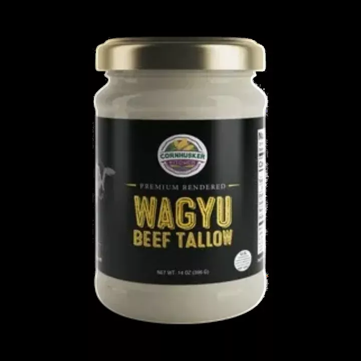 14 oz Jars - Premium Rendered Wagyu Beef Tallow