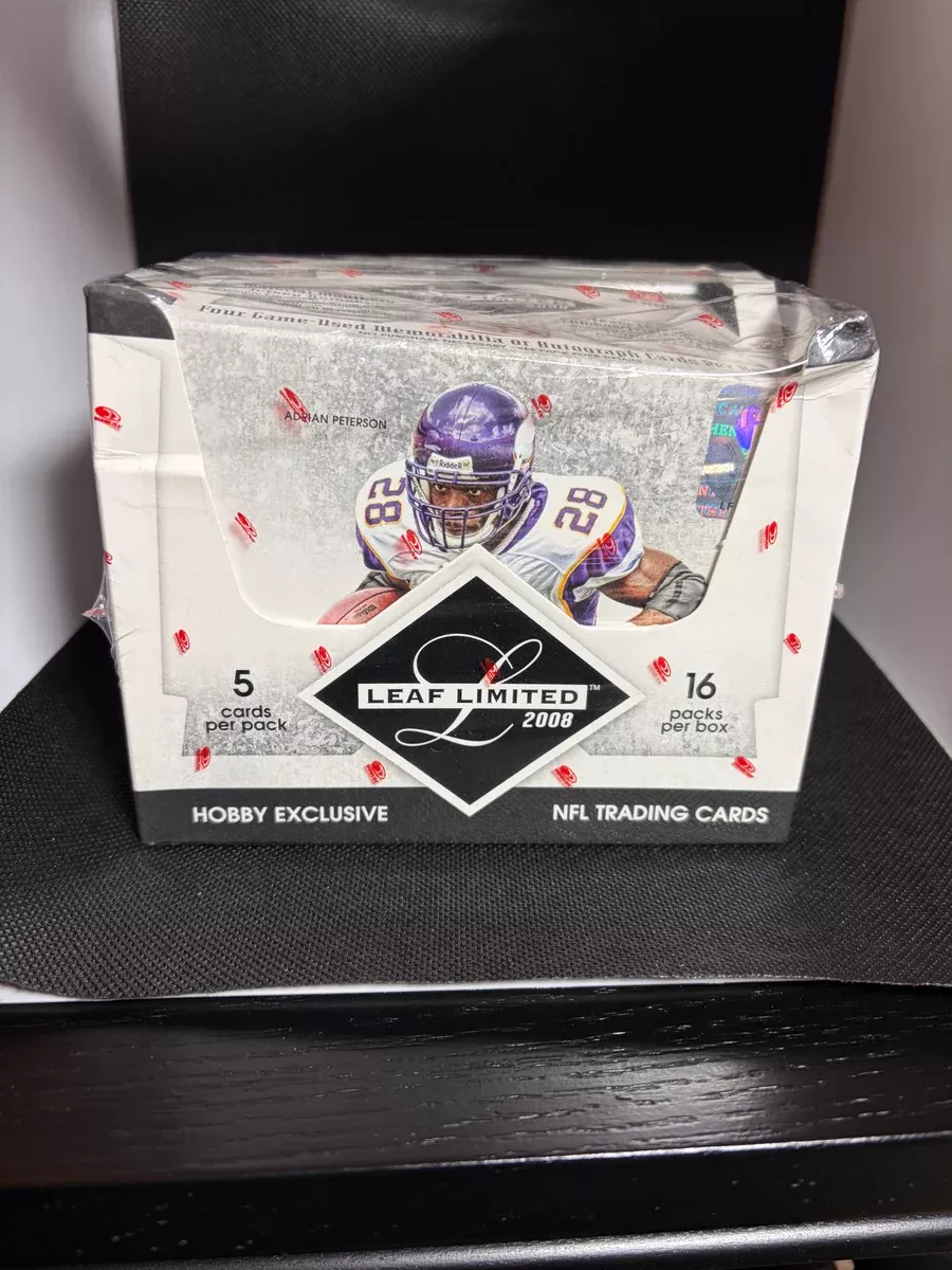 2008 Leaf Limited Factory Sealed Football Box