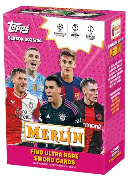 2023/24 Topps Merlin UEFA Club Competitions Blaster Box