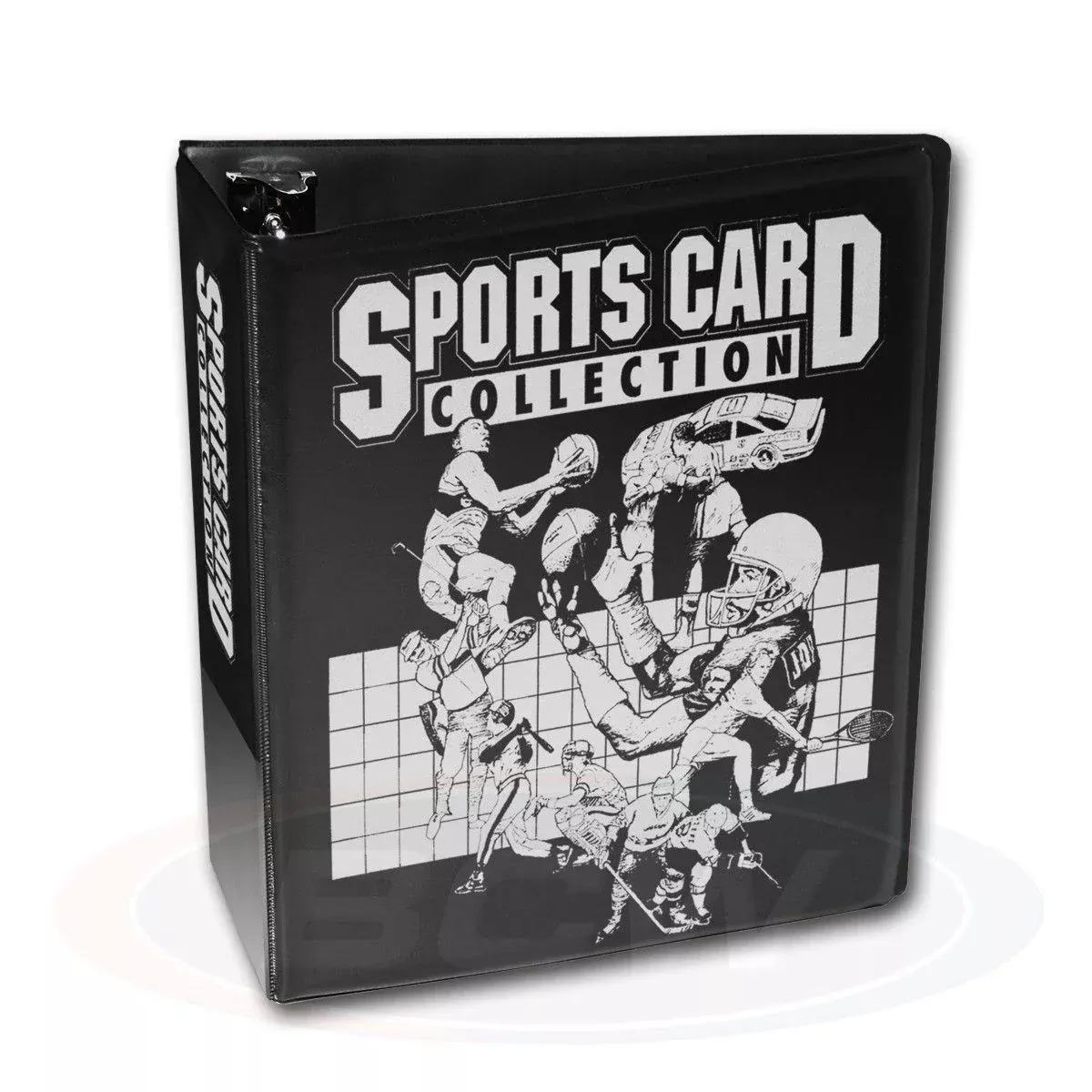 3 in. Album Black - Sports Card Collection