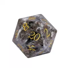 30mm D20 Natural Yooperlite Stone Dice (OOS)