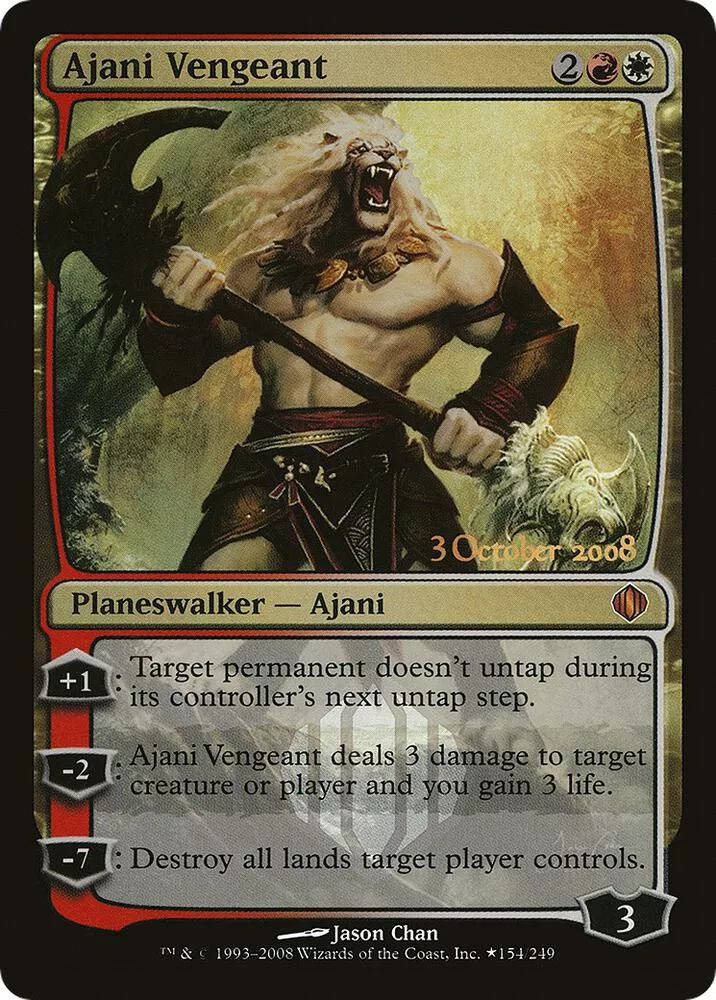 Ajani Vengeant (Foil) - Launch Party & Release Event Promos #154/249