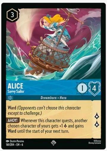 Alice - Savvy Sailor (Cold Foil) - Azurite Sea - #161/204