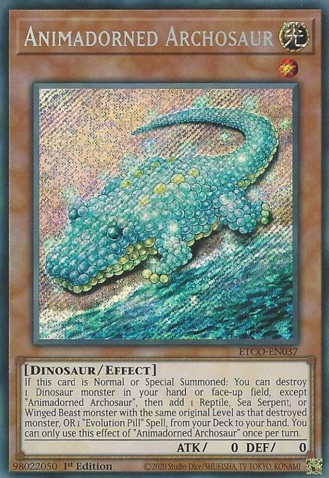 Animadorned Archosaur (1st Edition) - Eternity Code - Secret Rare - ETCO-EN037