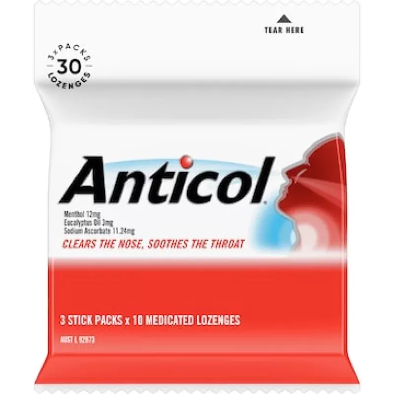 Anticol Throat Lozenge 3 Pack