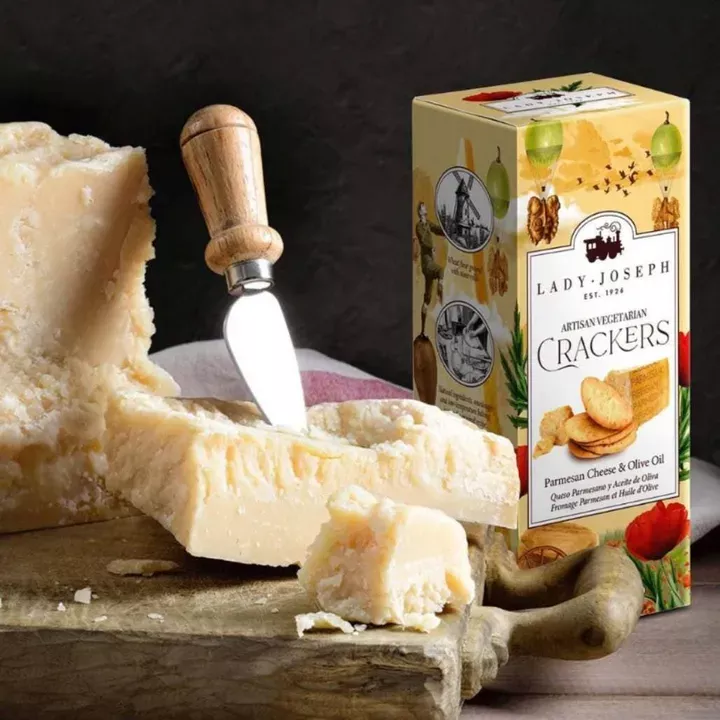 Artisan Parmesan and Olive Oil Crackers
