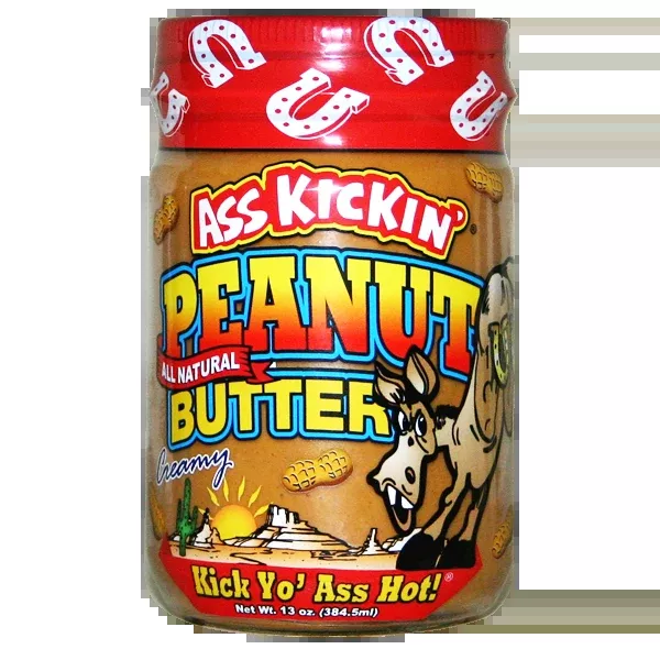 Ass Kickin' Peanut Butter 13oz Tub