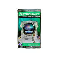 Astronaut Mint Chocolate Chip Ice Cream Sandwich 1.1oz Peg Bag