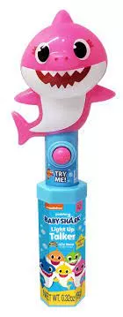 Baby Shark Light Up Toy w/ Jelly Beans 0.32oz Toy