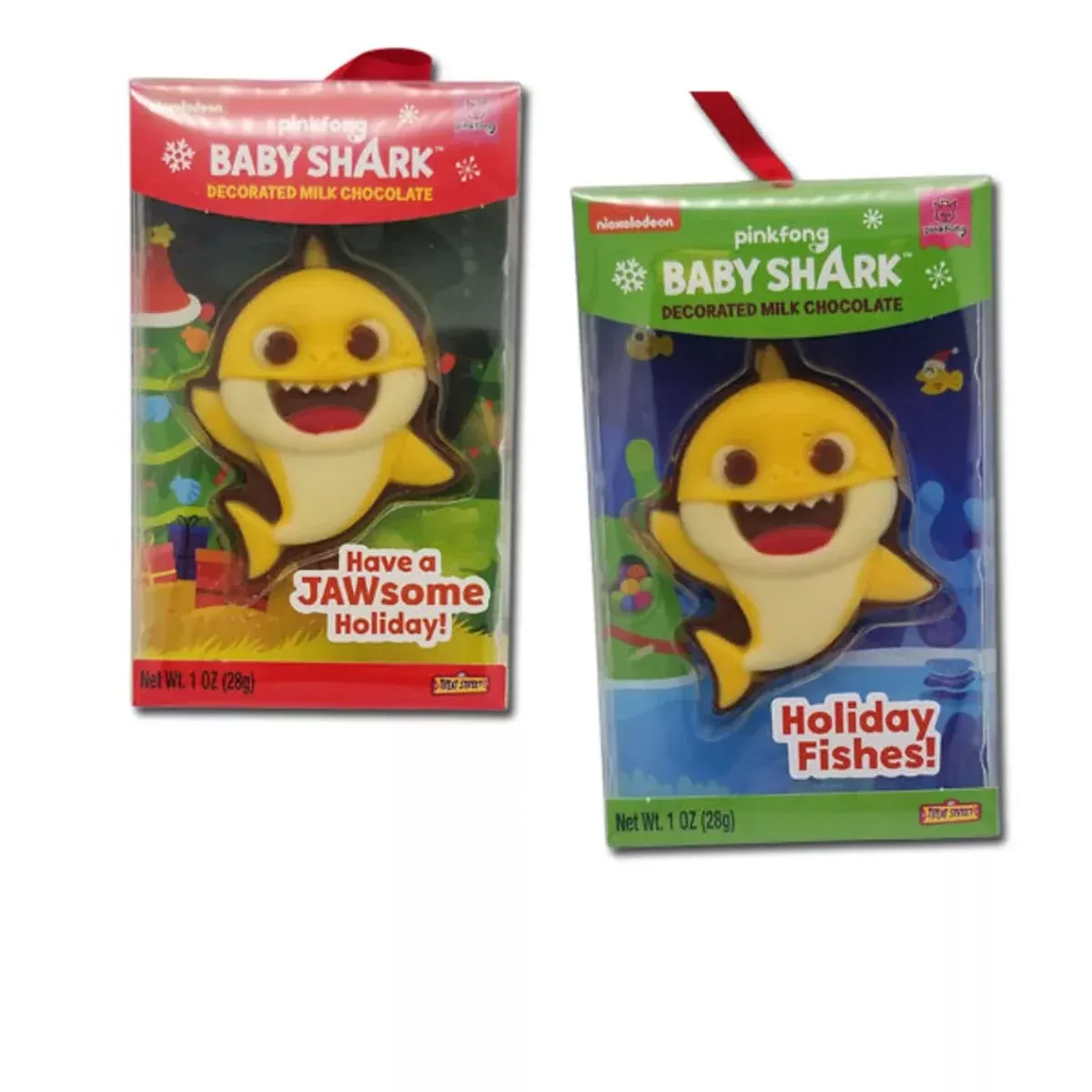 Baby Shark Milk Chocolate Tree Hanger - 1oz Box