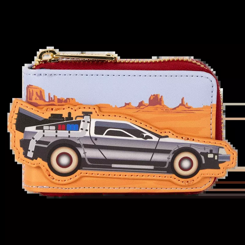Back To The Future 40th Anniversary Delorean Accordion Wallet