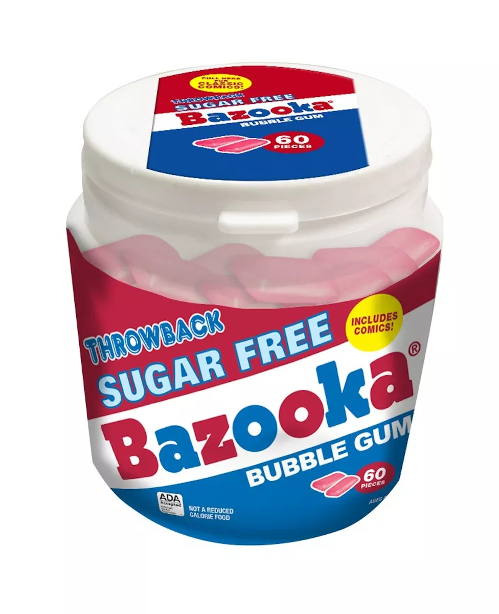 Bazooka Original To Go Cup Sugar Free 60ct 3oz Jar (SNG6)