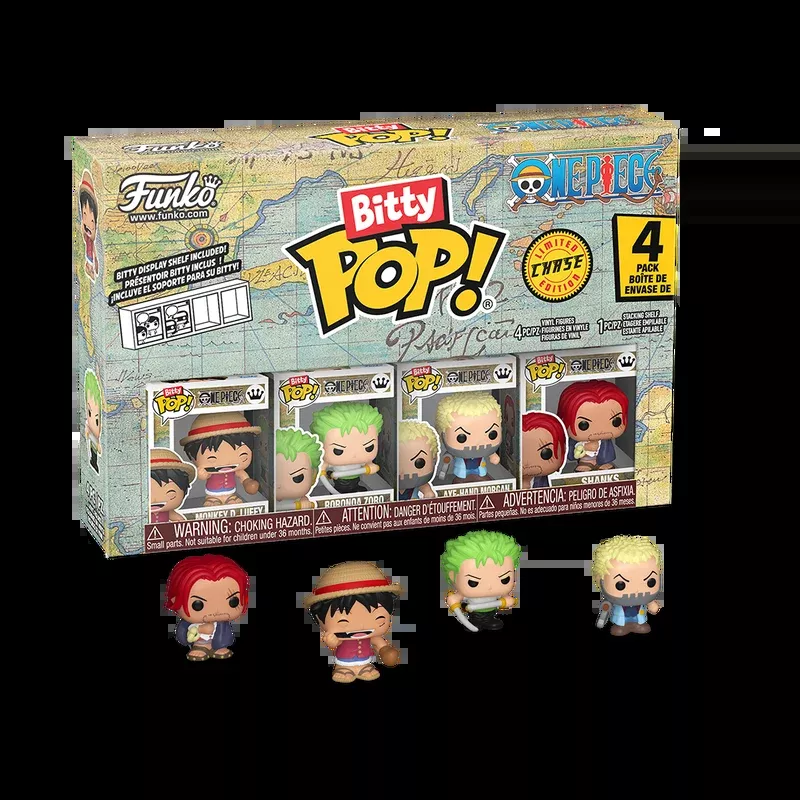 Bitty POP: One Piece - Luffy 4pk
