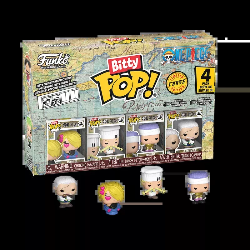 Bitty POP: One Piece - Sanji 4pk