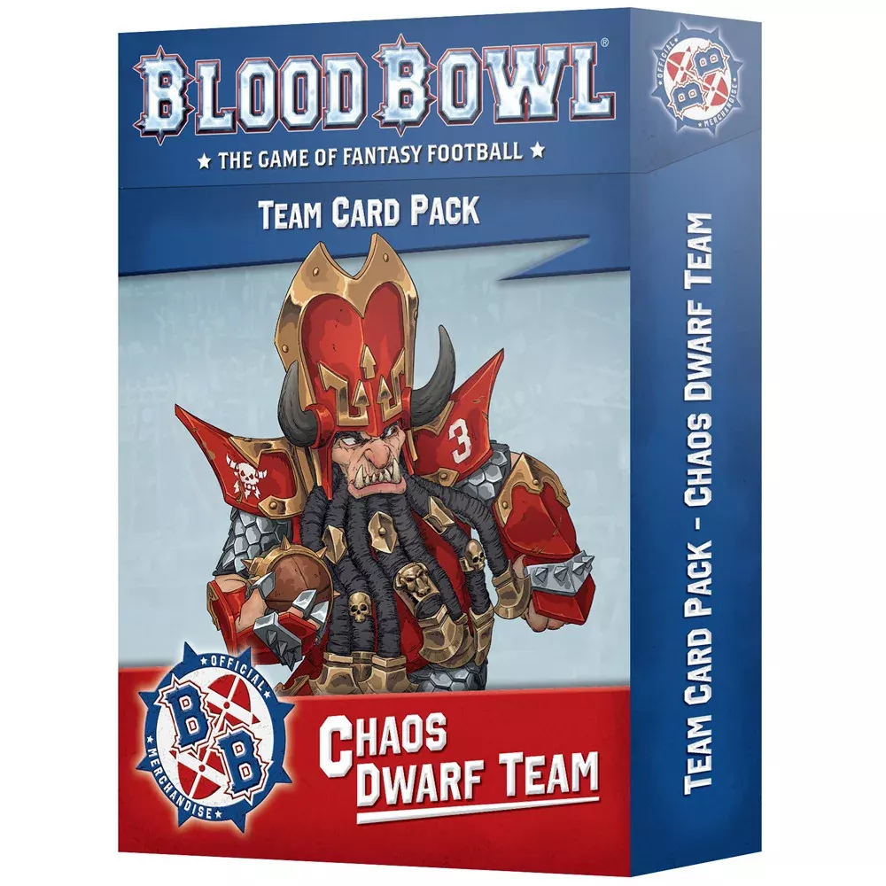 Blood Bowl: Chaos Dwarf Team Cards (OOS)