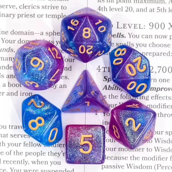 Blue Enchantress 7-Die Set