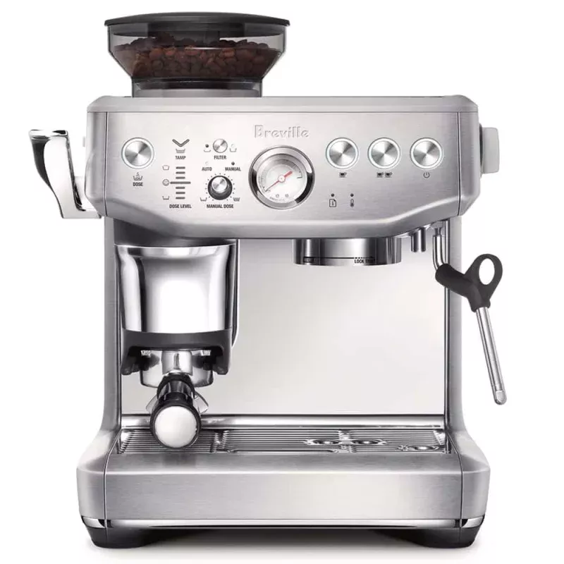 Breville Barista Express Impress Manual Coffee Machine BES876