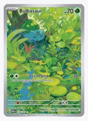 Bulbasaur (Illustration Rare) SV: Scarlet and Violet 151 #166/165