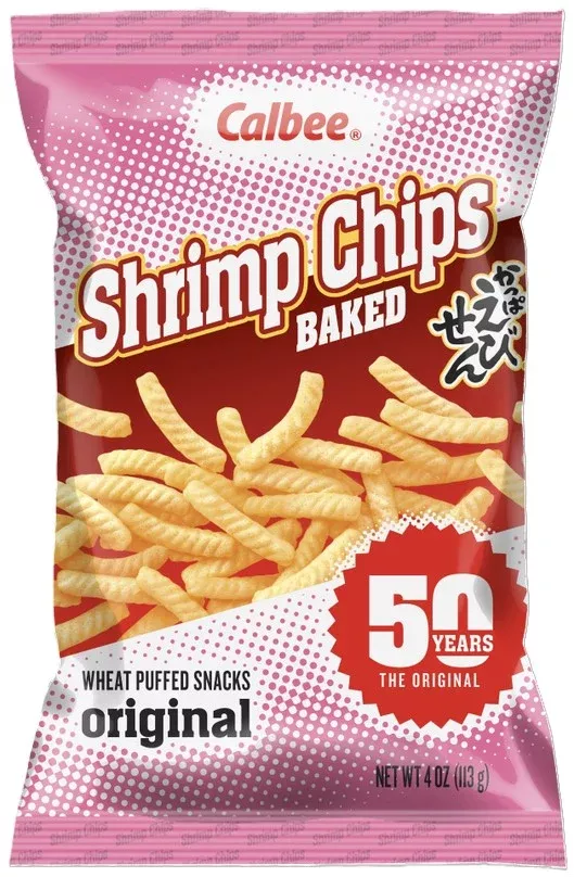 Calbee Baked Shrimp Asian Chips 4oz