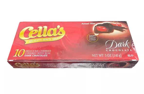 Cella's Dark Chocolate Covered Cherries - 5oz Box