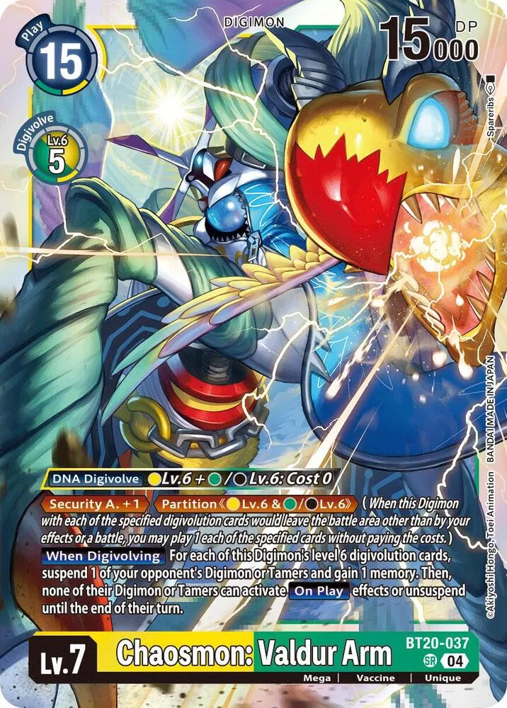 Chaosmon: Valdur Arm - Release Special Booster 2.5 - BT20-037