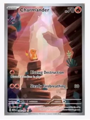 Charmander (Illustration Rare) SV: Scarlet and Violet 151 #168/165