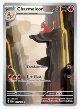 Charmeleon (Illustration Rare) SV: Scarlet and Violet 151 #169/165