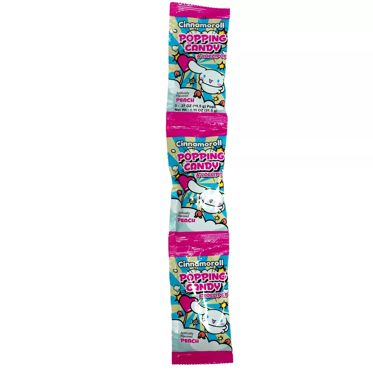 Cinnamoroll Popping Candy & Lollipop Peach Flavor 31g (SNG48-1)