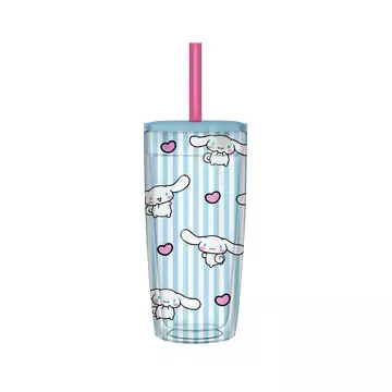 Cinnamoroll Striped 20 oz Spill-Resistant Tumbler