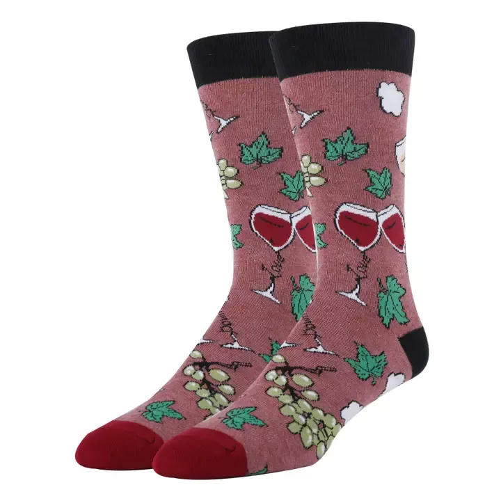Cloud Wine - Men's Crew Funny Socks (OOS)