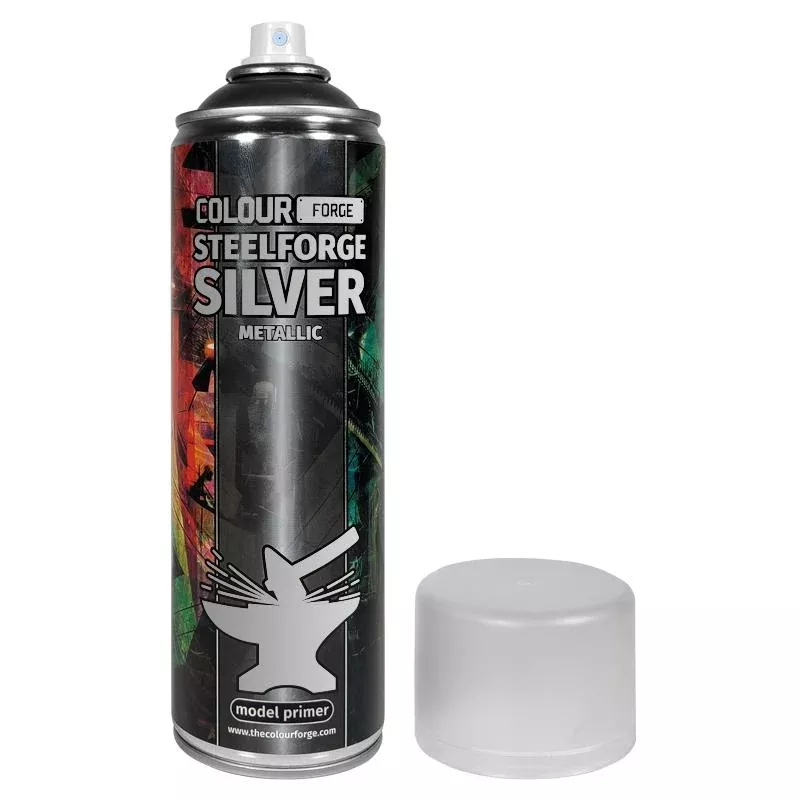 ColourForge Spray Primer: Steelforge Silver (Metallic)