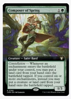 Composer of Spring (Extended Art) - Commander Masters - #0769