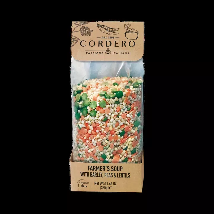 "Cordero" Farmer's Soup with Barley, Peas & Lentils, 11.46oz