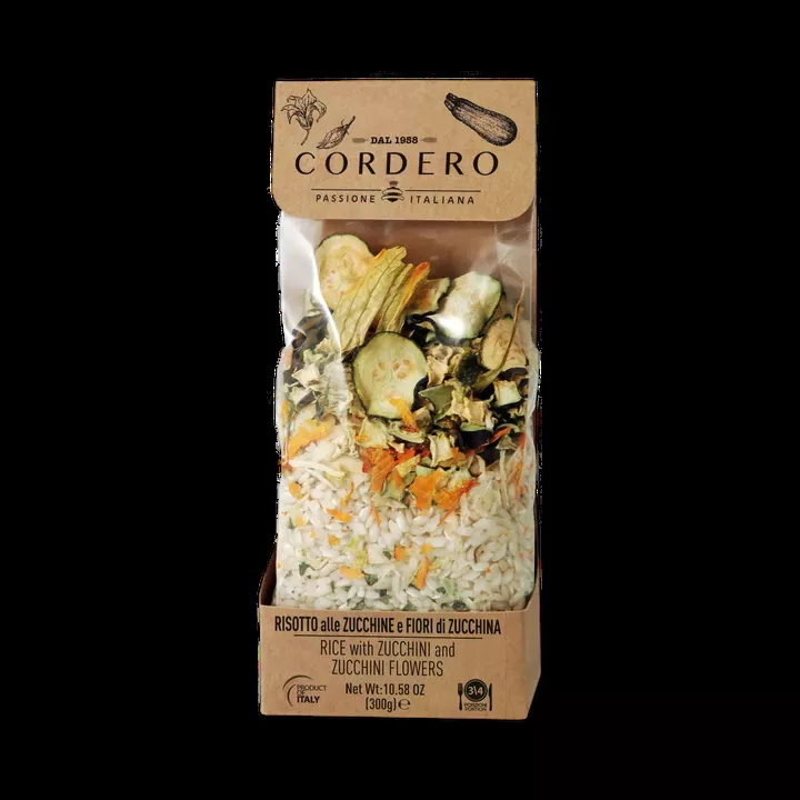 "Cordero" Rice with Zucchini and Zucchini Flowers, 10.58oz