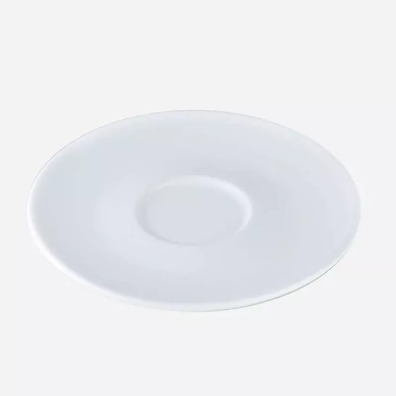 Crema Matte White Universal Saucer Set of 6