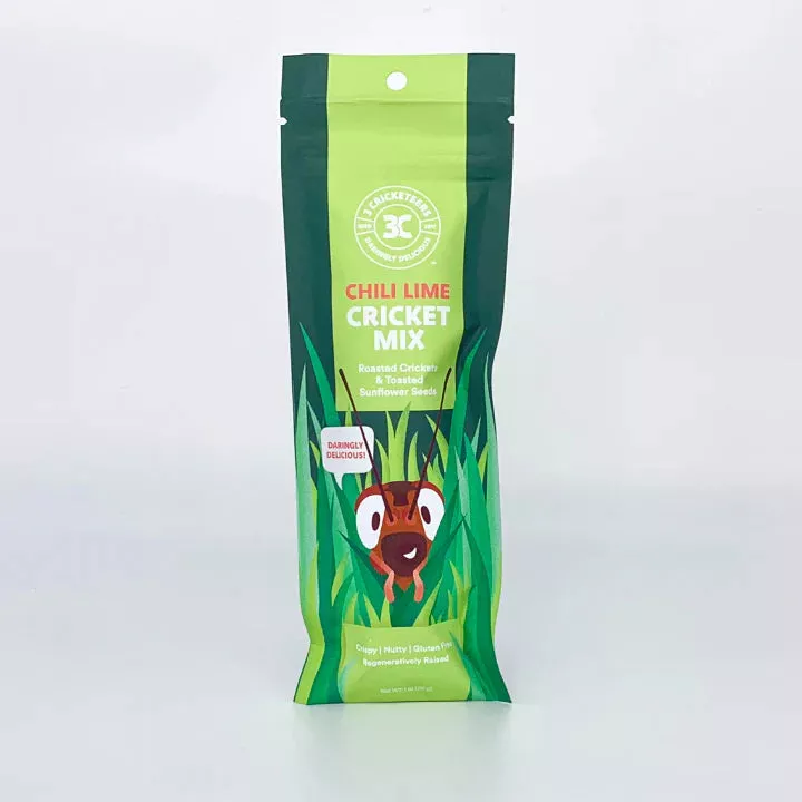 Cricket Mix Chili Lime Sunflower Seeds 1oz Pouch