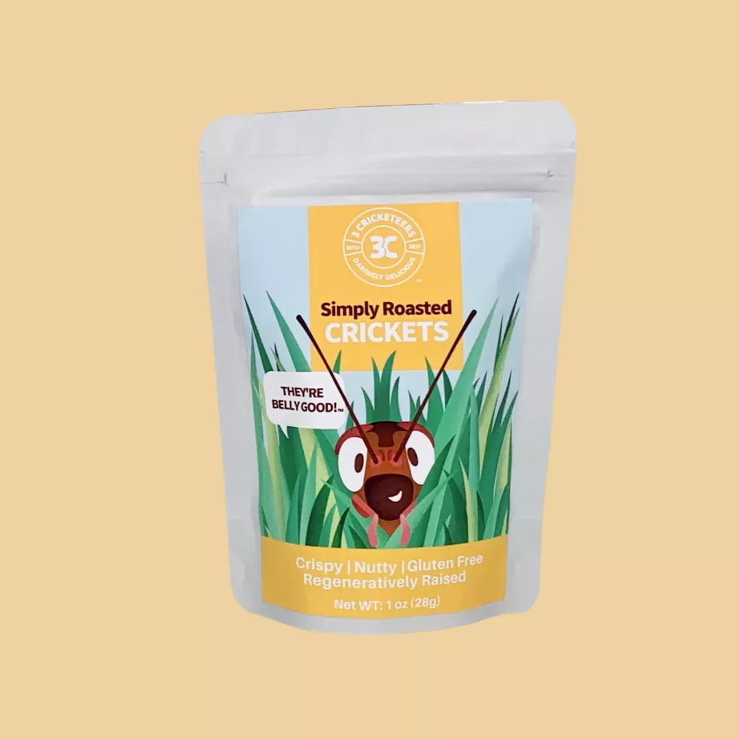Crickets Simply Roasted 28g Pouch