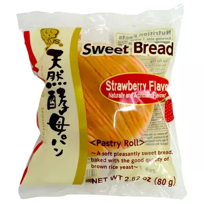 D-PLUS Baked Wheat Cake - Strawberry 80g