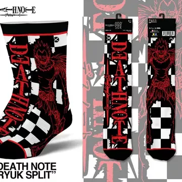 Death Note Split - Mens Crew Straight Socks