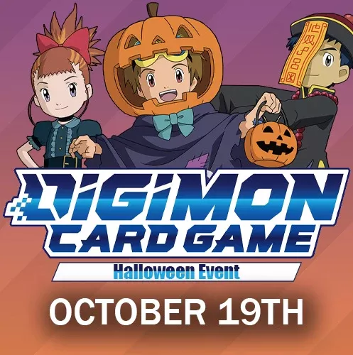 Digimon TCG 2024 Halloween Event Tournament: Saturday October 19th 10AM