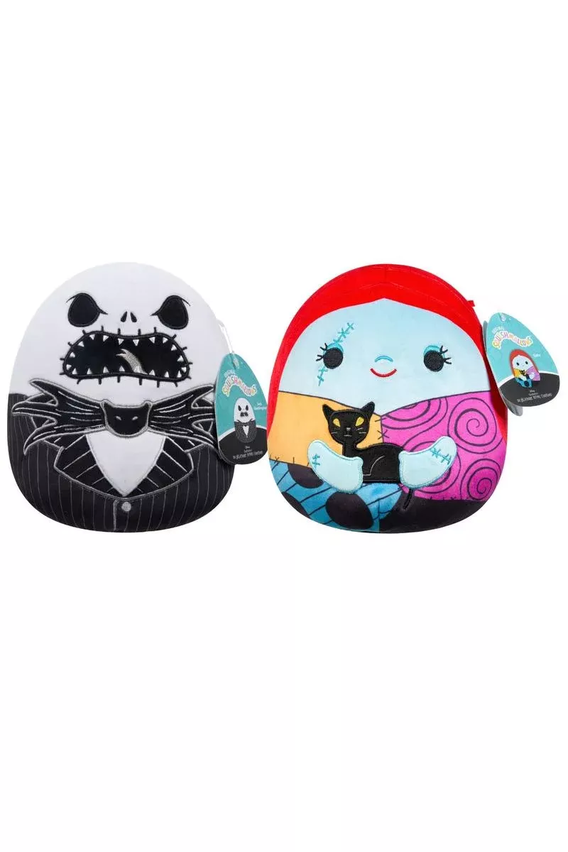 Disney Squishmallows Nightmare Before Christmas (Jack, Sally)