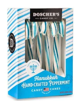 Doscher's Hanukkah Candy Canes - 4.05oz (SNG12)